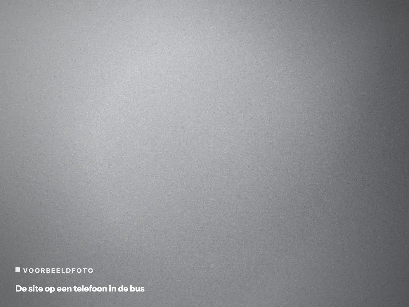 foto: de site op een telefoon
